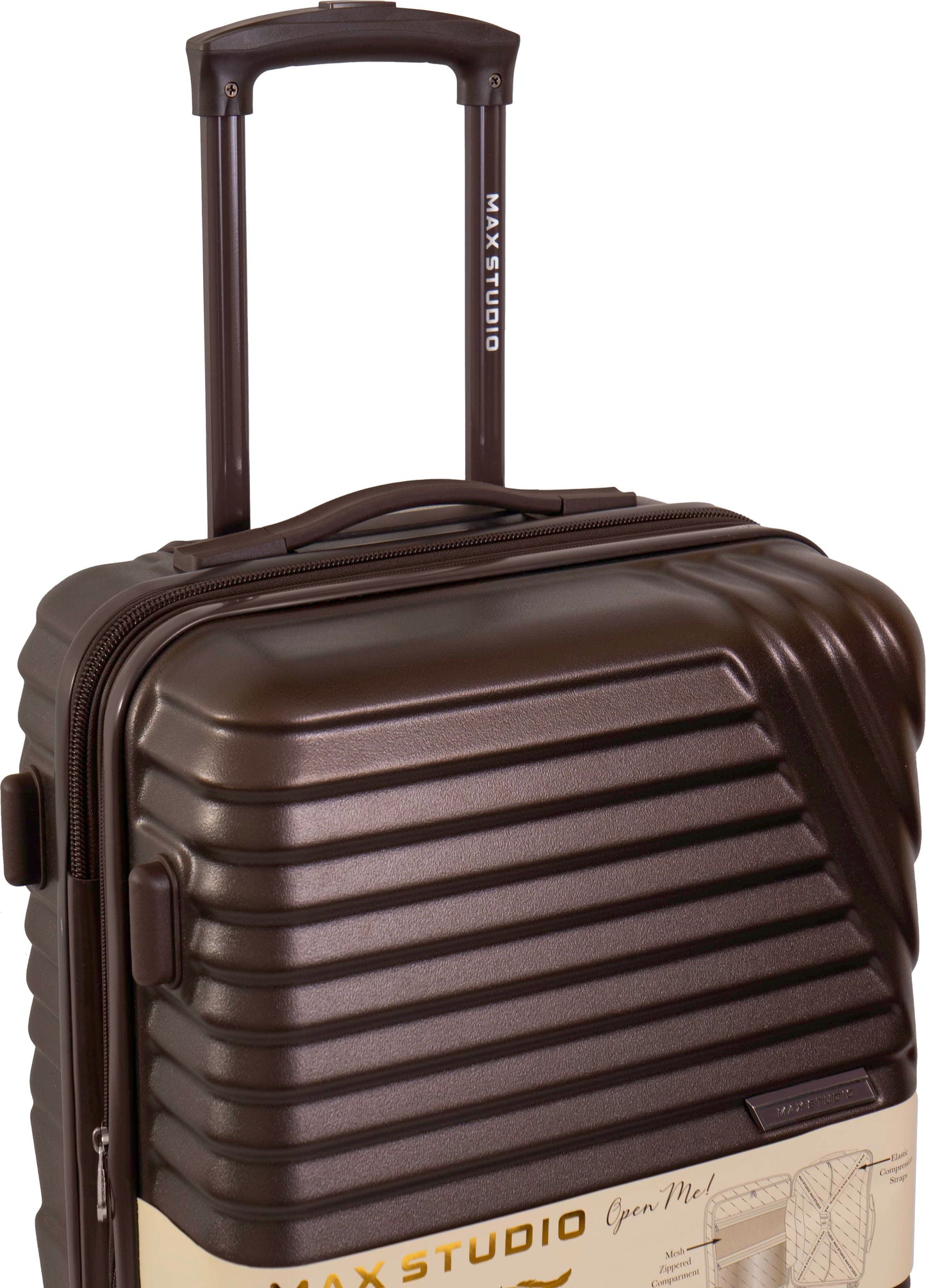 Max Studio ABS 3-Piece Luggage Set Dublin Collection