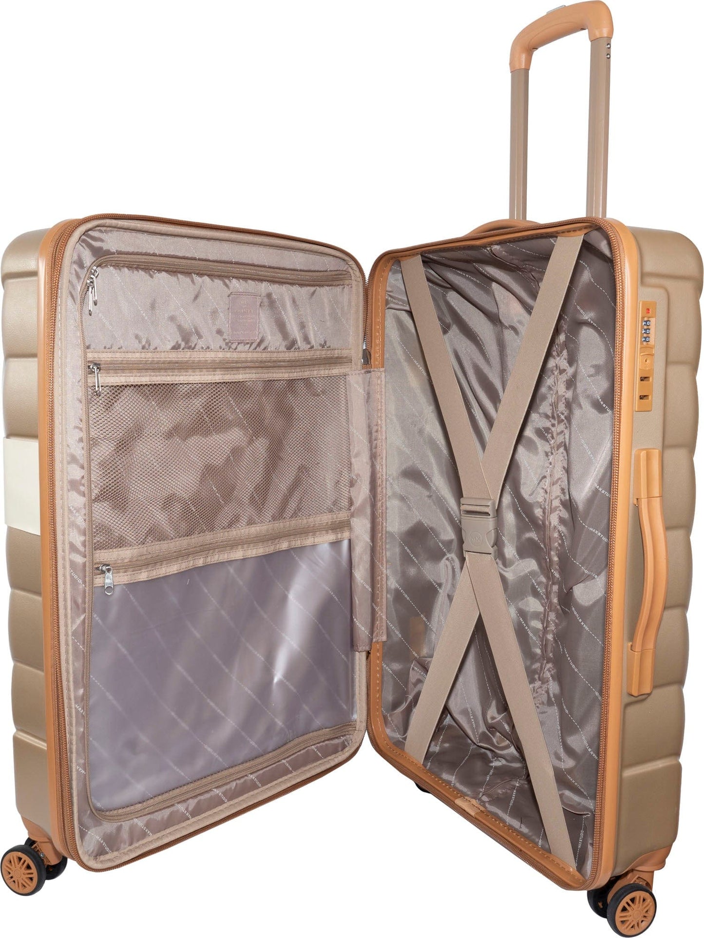 Max Studio PC 3-Piece Luggage Set Valletta Collection