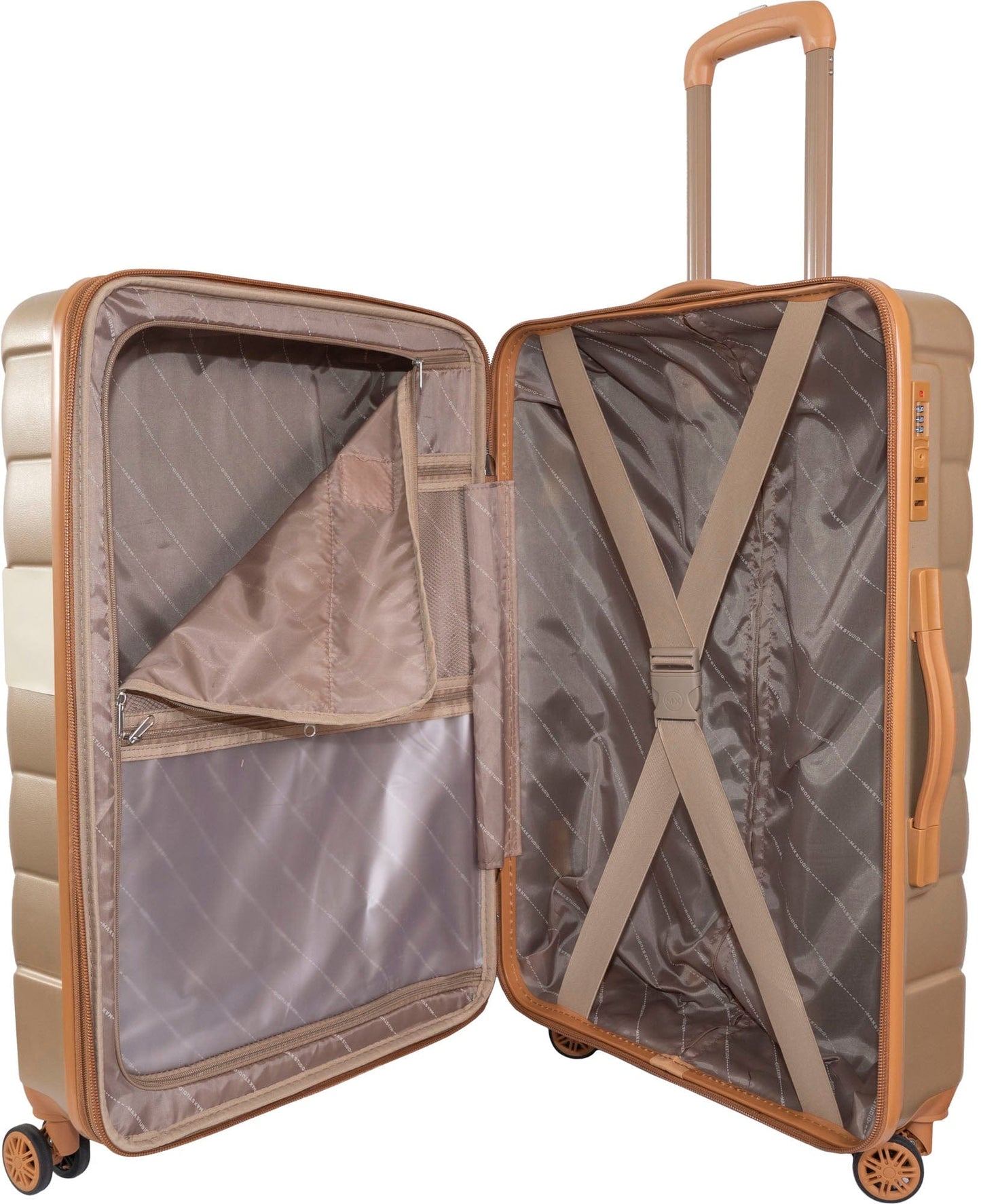 Max Studio PC 3-Piece Luggage Set Valletta Collection