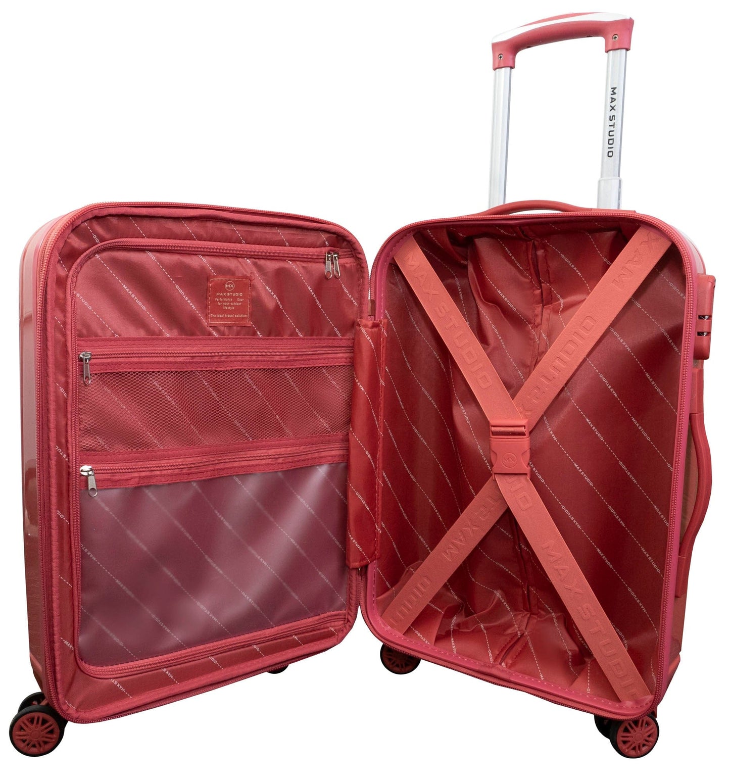 Max Studio PC 3-Piece Luggage Set Durham Collection