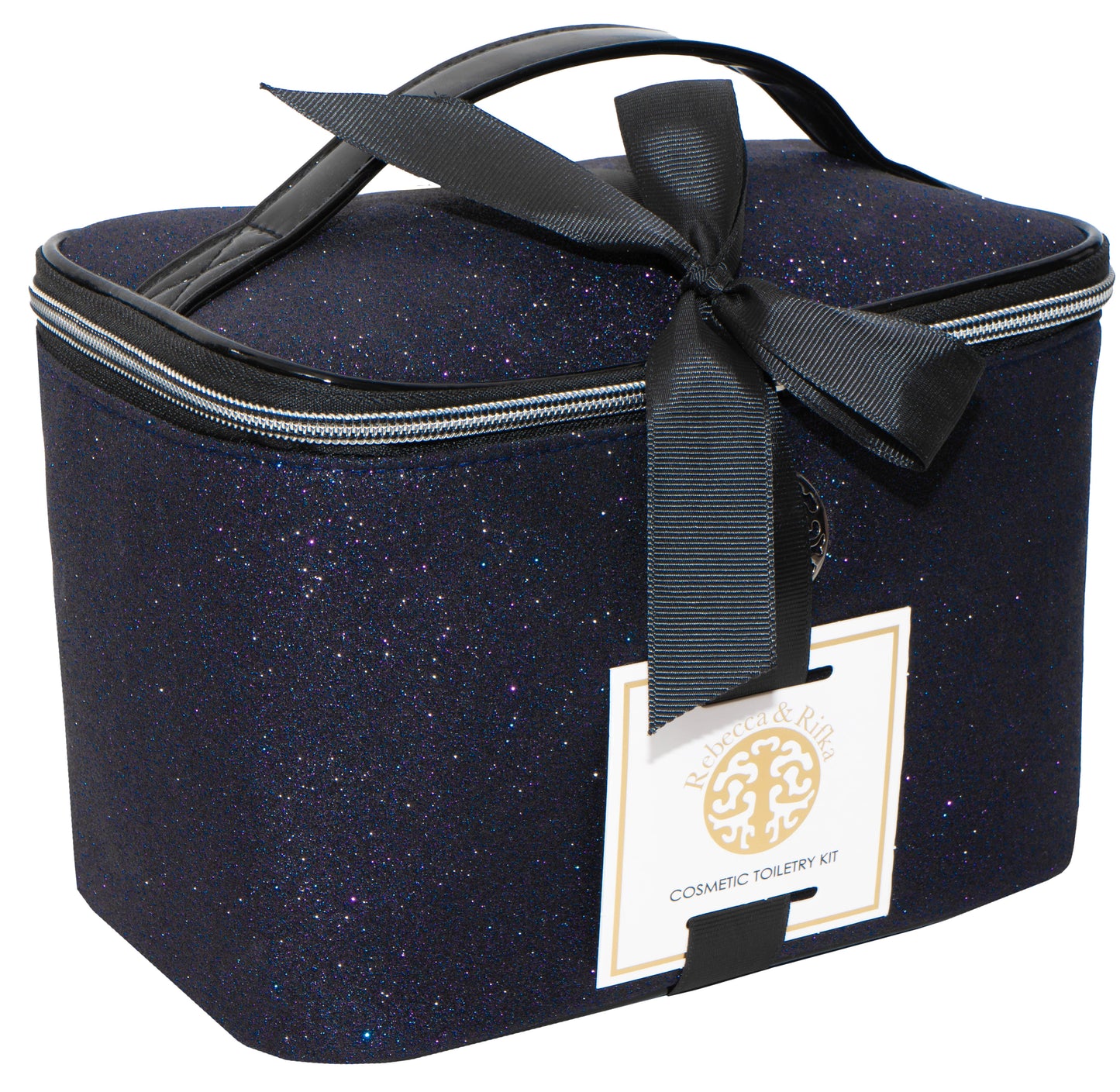 Rebecca & Rifka Glitter Train Toiletry Case