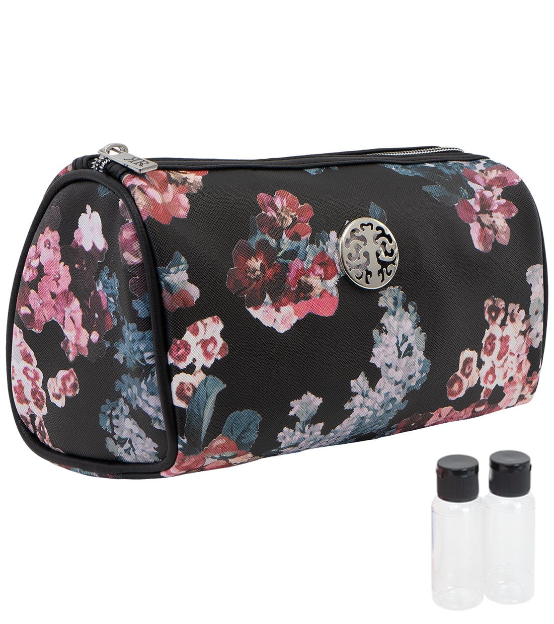 Rebecca & Rifka Floral Print Round Loaf Cosmetic Case