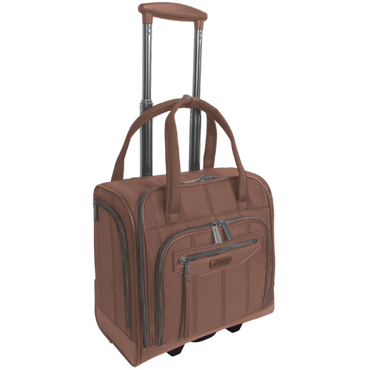 Max Studio 16 Inch Tubular Quilted Nylon Rolling Underseater