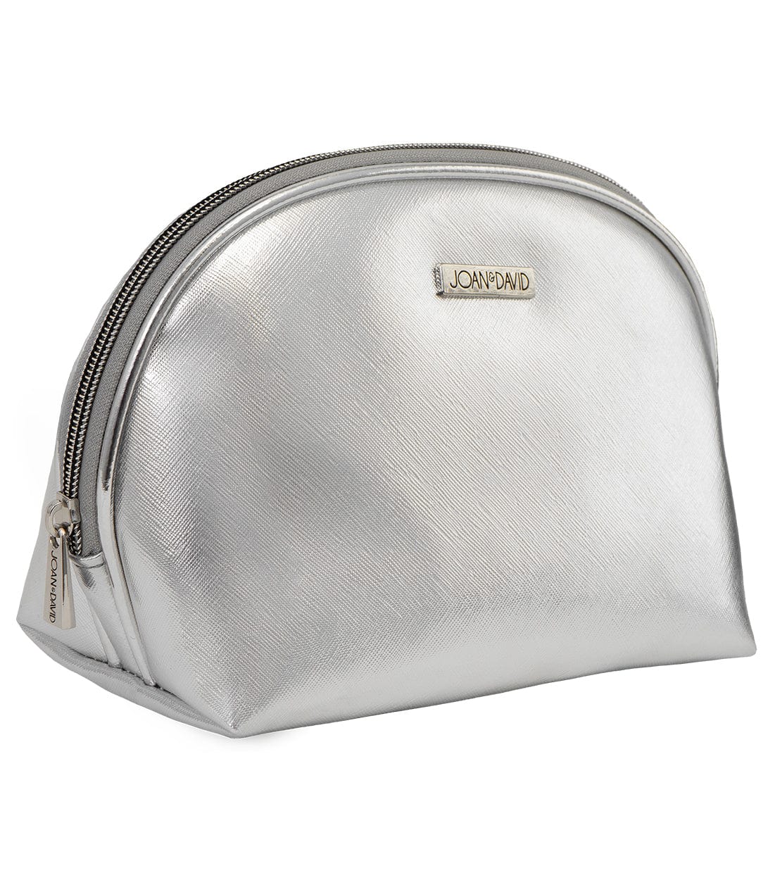 Joan & David Metallic Dome Cosmetic Pouch