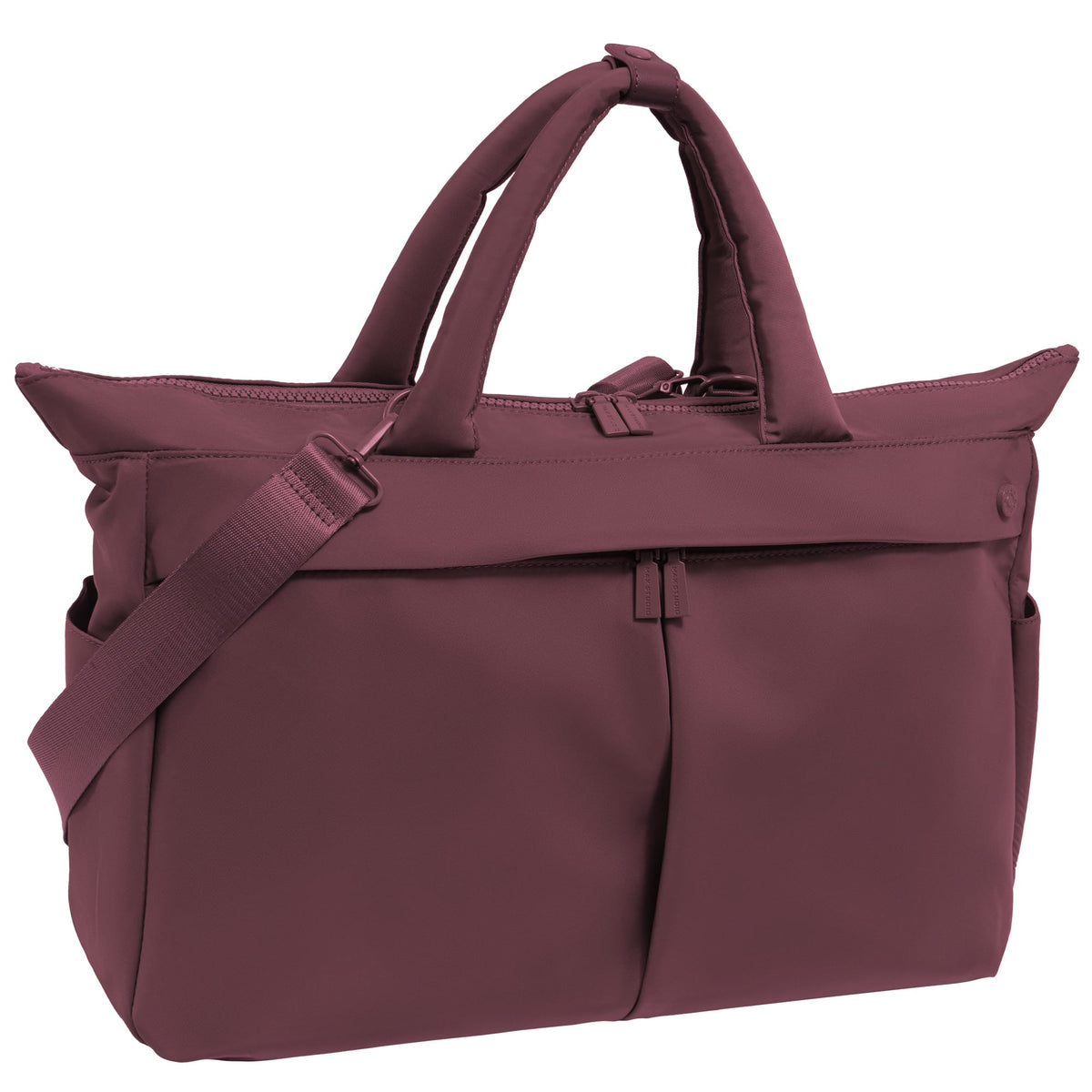 Max Studio The Sylvia 21 Inch Twill Nylon Double Handle Weekender Duffle
