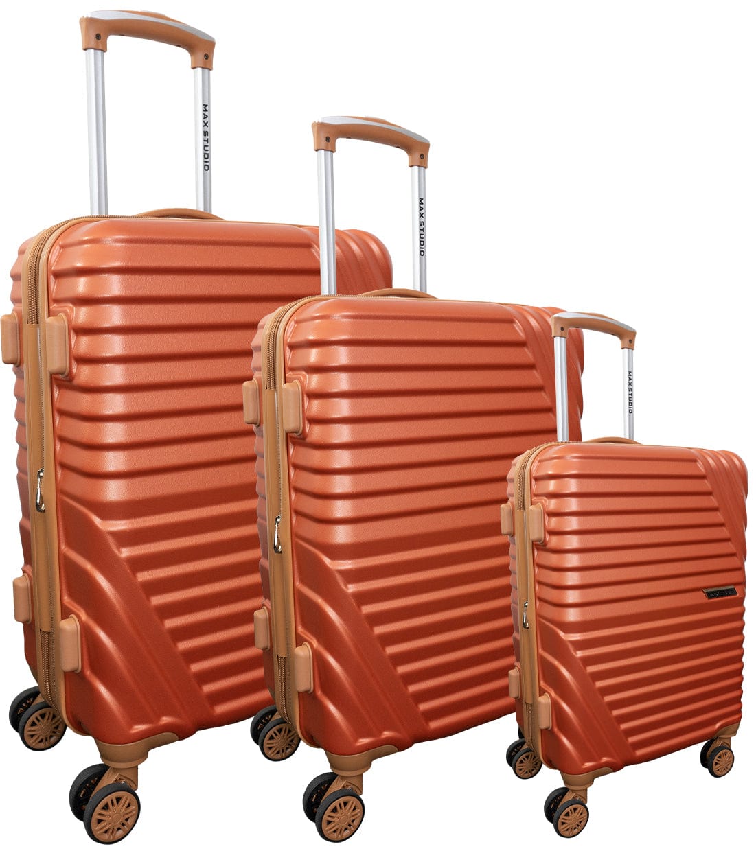 Max Studio ABS 3-Piece Luggage Set Dublin Collection