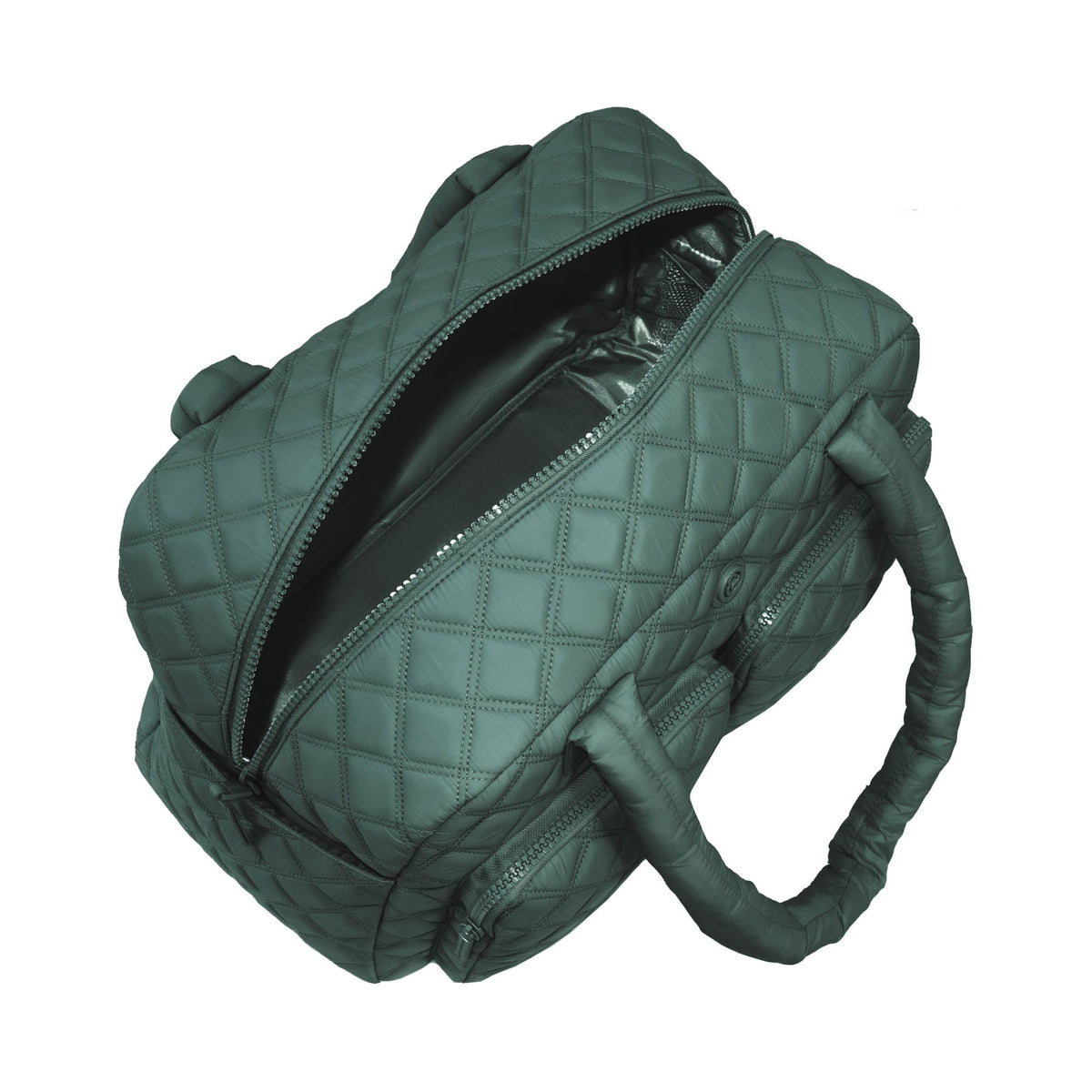 Joan & David Two Pocket Diamond Quilted 22 in. Duffel Bag