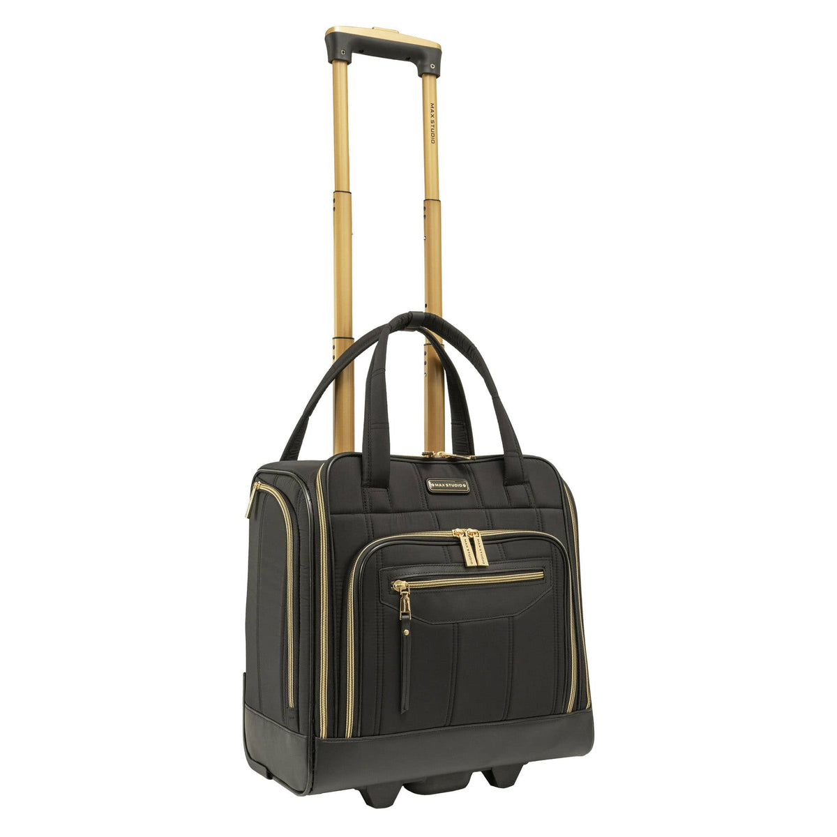 Max Studio 16 Inch Tubular Quilted Nylon Rolling Underseater