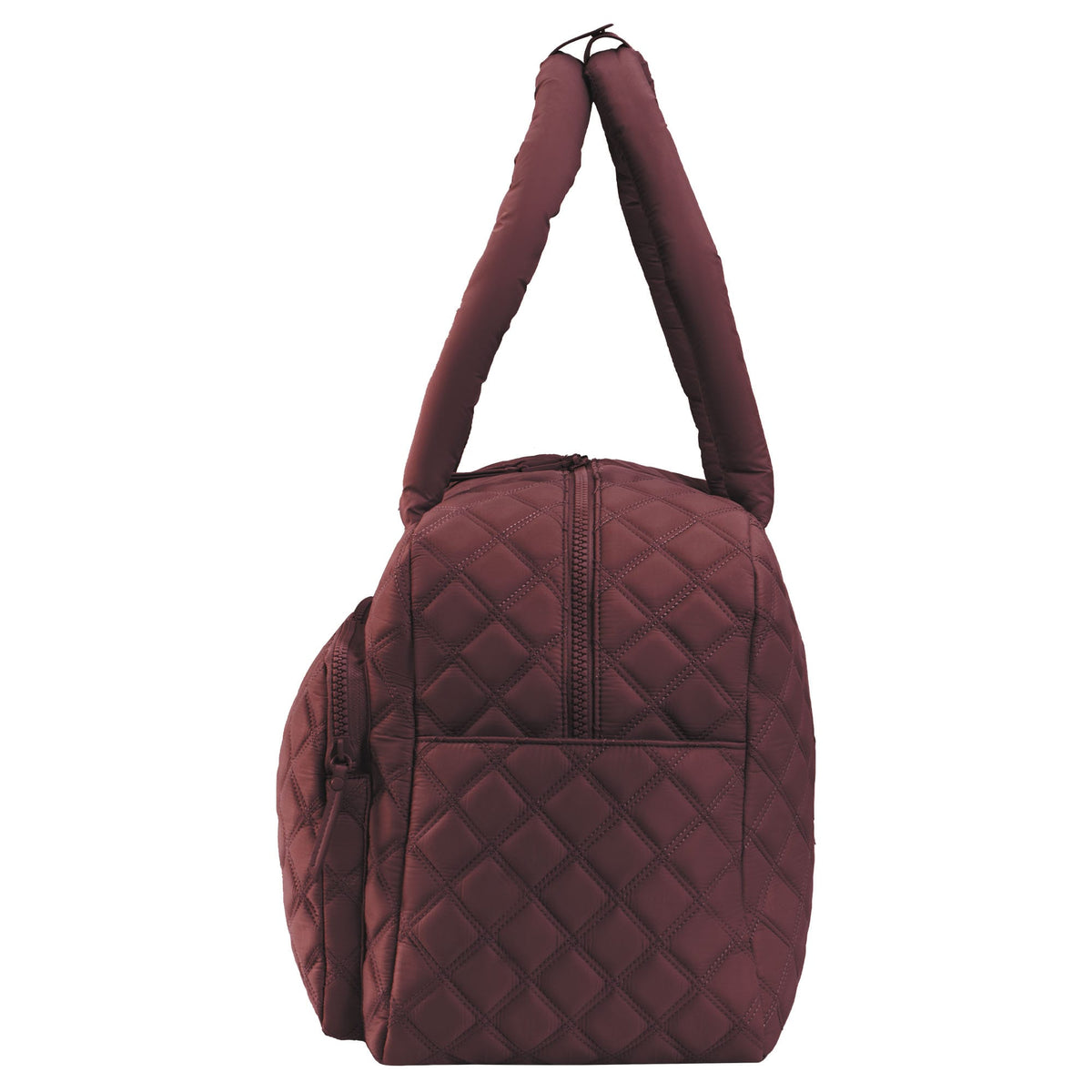 Joan & David Two Pocket Diamond Quilted 22 in. Duffel Bag