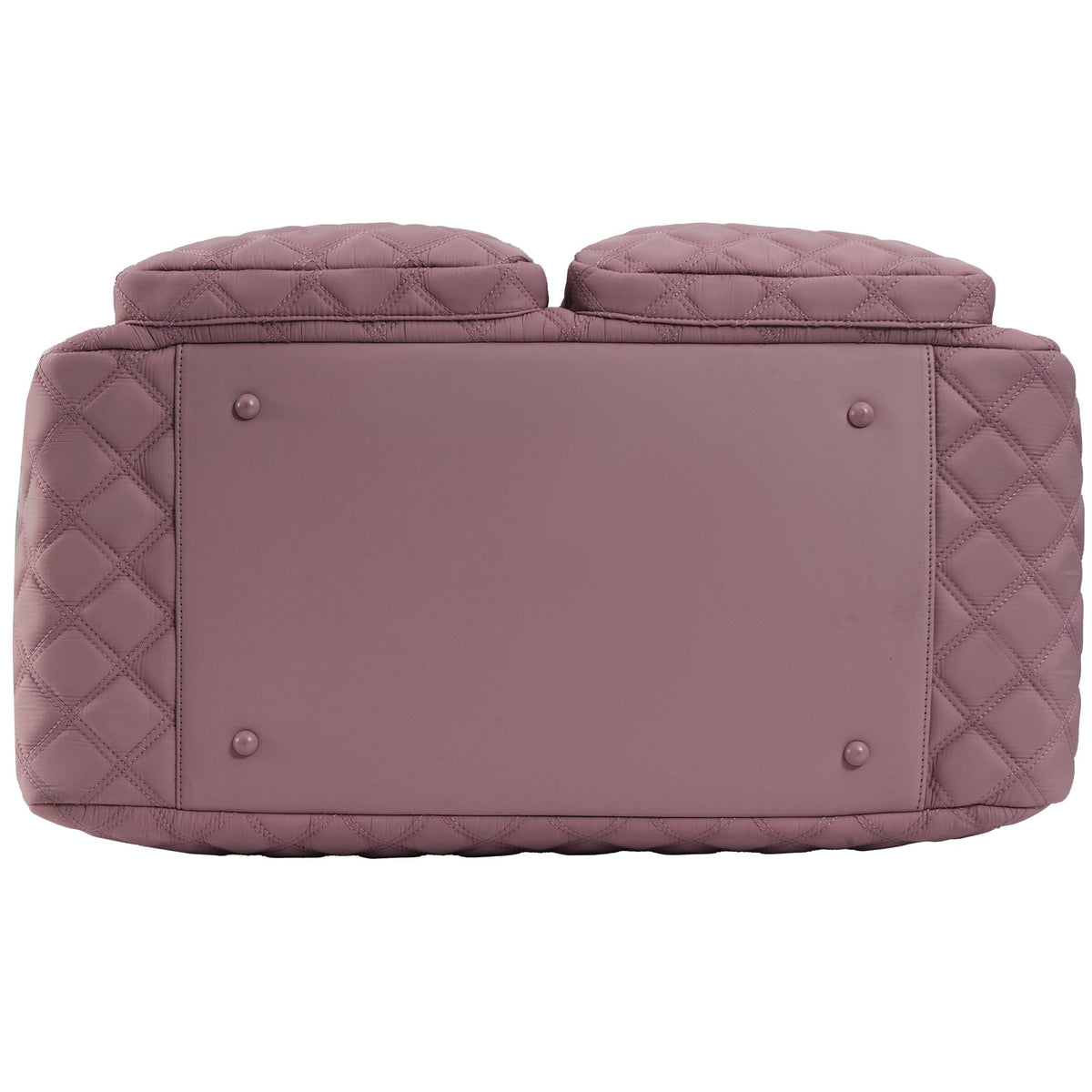 Joan & David Two Pocket Diamond Quilted 22 in. Duffel Bag