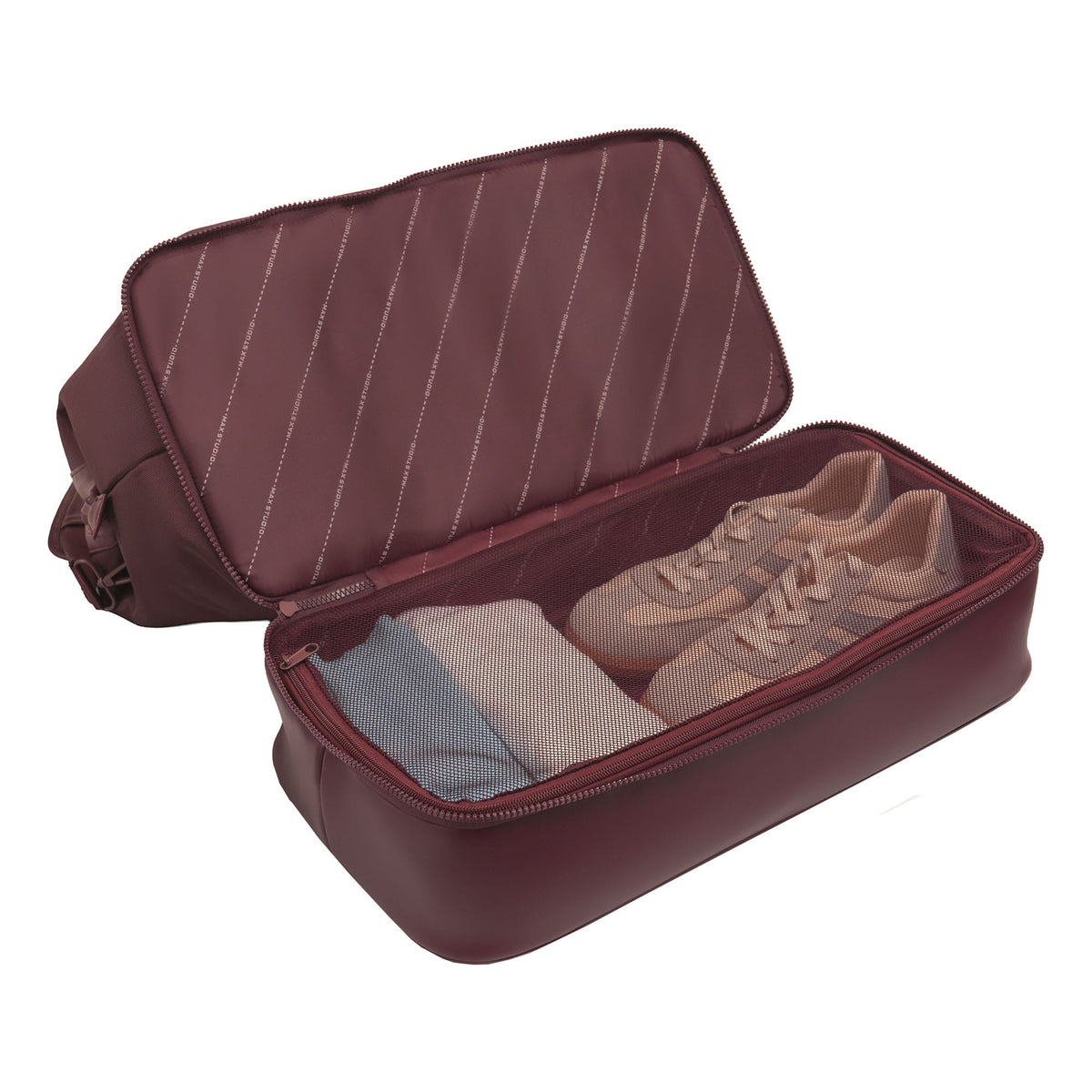 Max Studio The Spencer 20 Inch 1680 Denier Nylon Drop Bottom Weekender Duffle