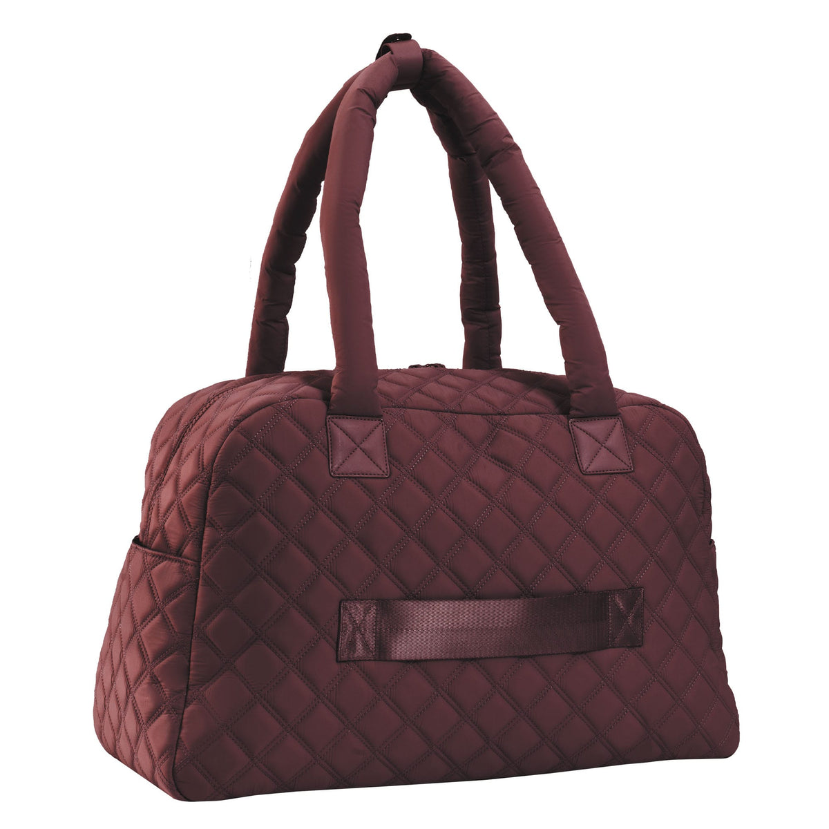 Joan & David Two Pocket Diamond Quilted 22 in. Duffel Bag