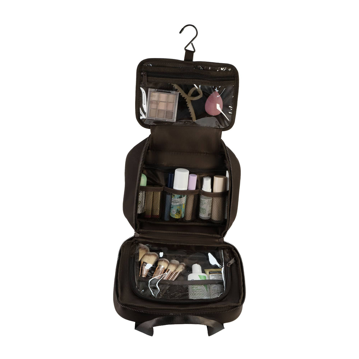 Joan & David High Density Sport Nylon Square Hanging Toiletry Organizer Bag