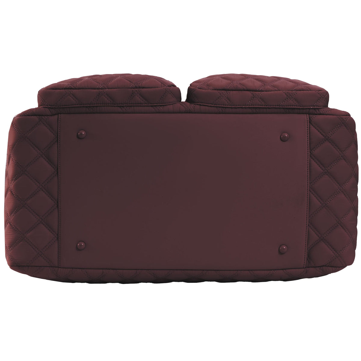 Joan & David Two Pocket Diamond Quilted 22 in. Duffel Bag