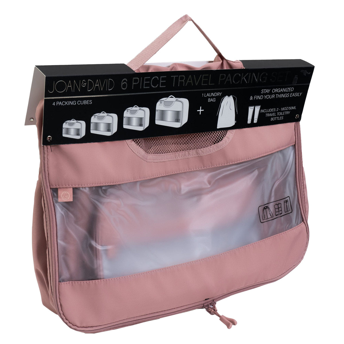 Joan & David 6 Piece Travel Packing Cube Set