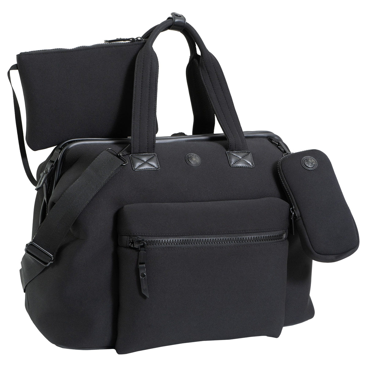 Max Studio 18 Inch Neoprene Frame Workbook Travel Weekender Duffle