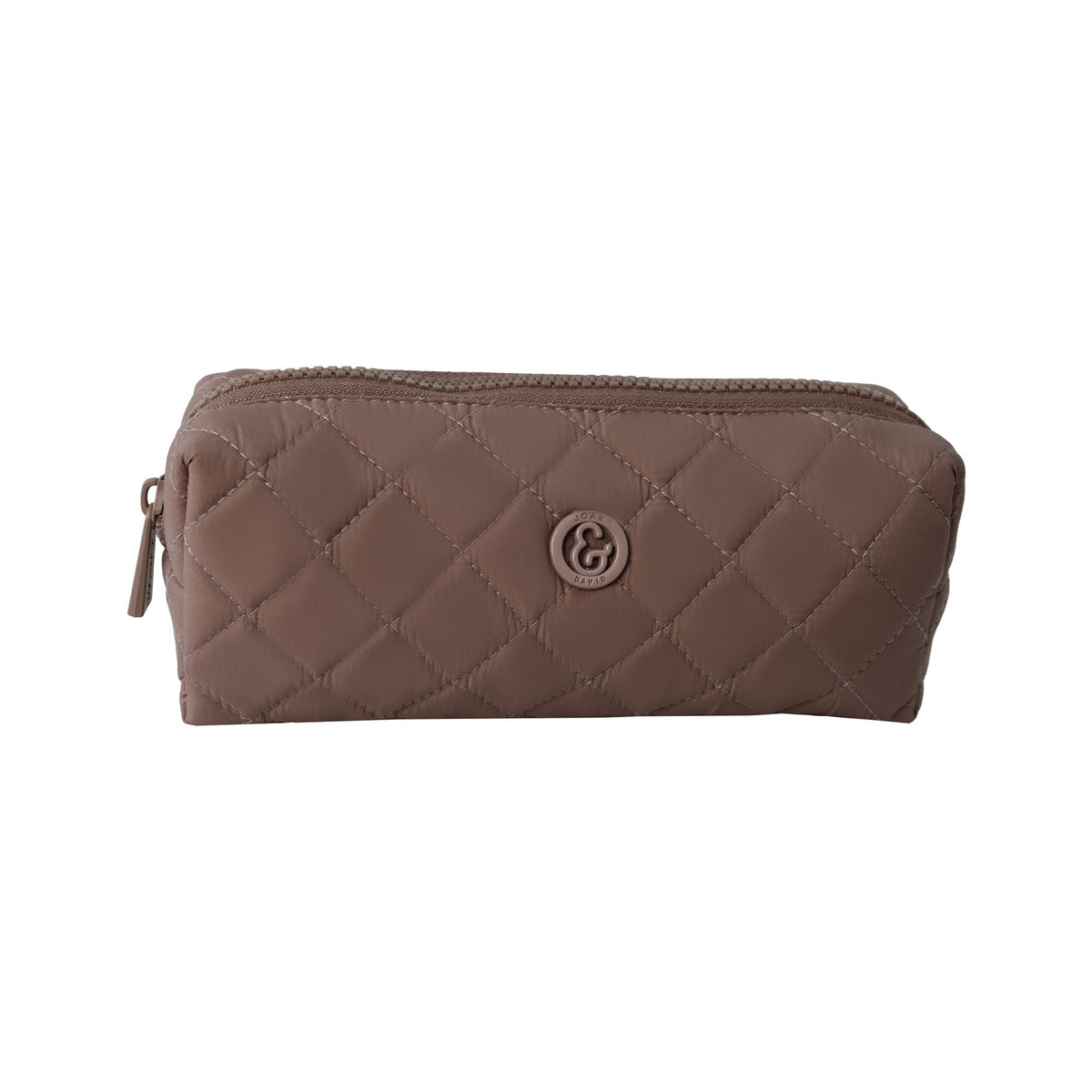 Joan & David The Diamond Quilted Nylon 4 Piece Toiletry Set