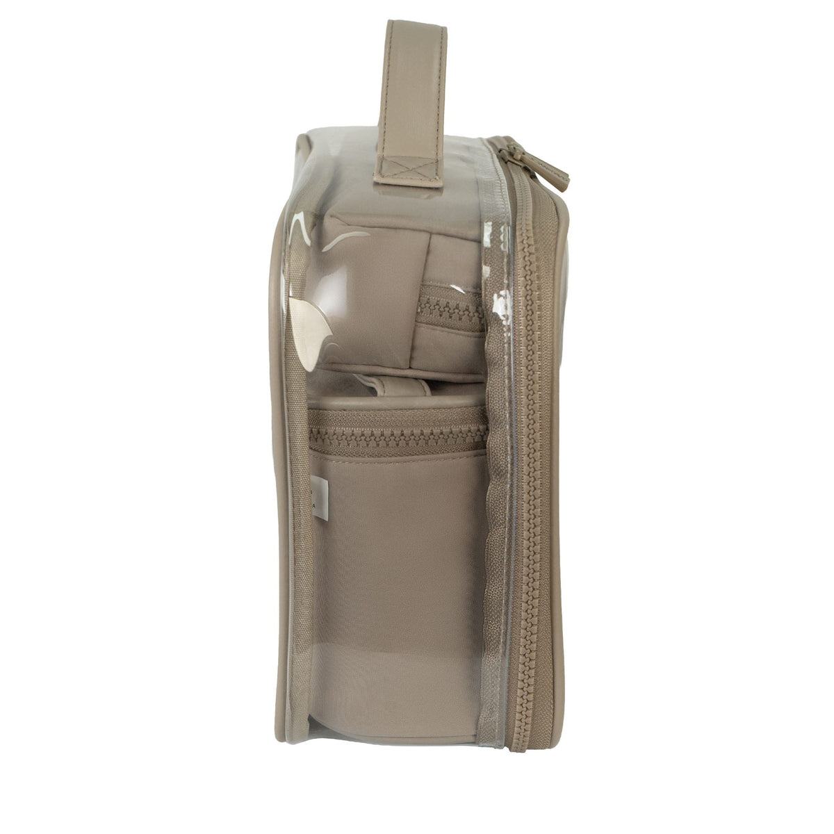Joan & David Tonal Sport Nylon 4-Piece Clear Cosmetic Bag Set